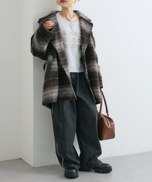 【セール】【着るだけで映える】ブークレコート（その他アウター）｜w closet（ダブルクローゼット）