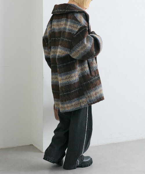 【セール】【着るだけで映える】ブークレコート（その他アウター）｜w closet（ダブルクローゼット）