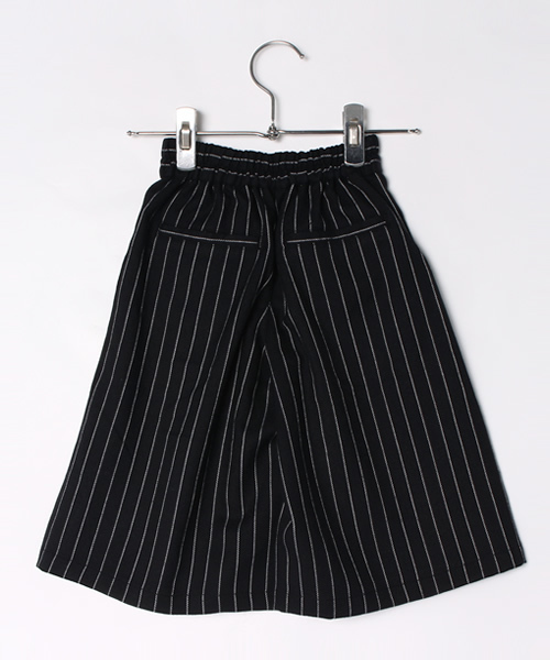 CIAOPANIC TYPY(チャオパニックティピー)の「【店舗人気アイテム★】T/RPUピンストライプガウチョパンツ(その他パンツ・キッズ・オフホワイト/ネイビー・105/125/135/95/115)」の3枚目の写真