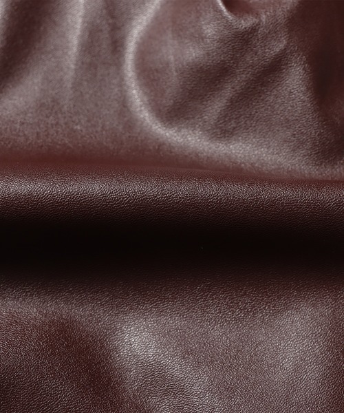 Chick(チック)の「▲Leather Mini Skirt / レザーミニスカート レザースカート(スカート・レディース・ブラック/ベージュ/ダークブラウン・S/L/M)」の7枚目の写真