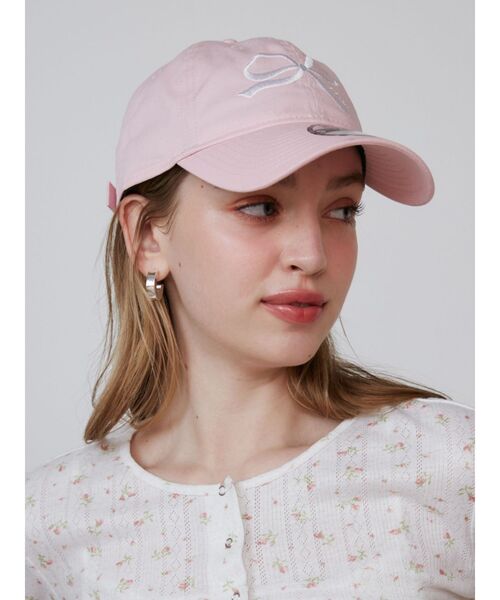 NEW ERA × CALNAMUR コラボ リボンキャップ ピンク NEW ERA×CALNAMURコラボ>RIBBON CAP/リボンキャップ（キャップ
