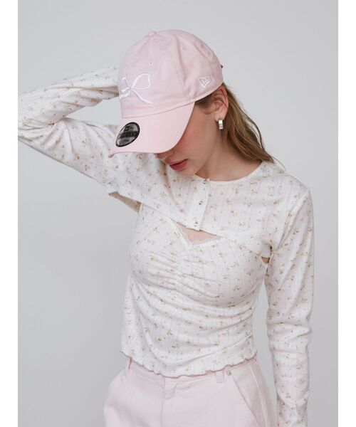 NEW ERA（ニューエラ）の「<NEW ERA×CALNAMURコラボ>RIBBON CAP