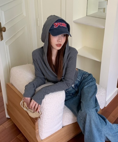 ラップフーディトップス（Tシャツ/カットソー）｜Vipoa（ヴィポア）の