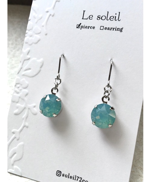 tone（トーン）の「【Le soleil】一粒　スワロフスキーピアス(MA)（ピアス（両耳用）・レディース・その他1/その他2/その他5/その他4/その他3・FREE）」の2枚目の写真