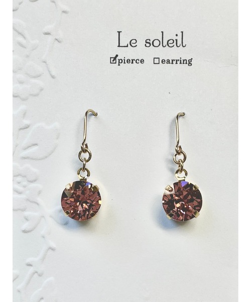 tone（トーン）の「【Le soleil】一粒　スワロフスキーピアス(MA)（ピアス（両耳用）・レディース・その他1/その他2/その他5/その他4/その他3・FREE）」の3枚目の写真