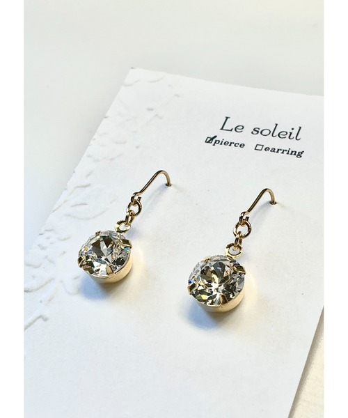 tone（トーン）の「【Le soleil】一粒　スワロフスキーピアス(MA)（ピアス（両耳用）・レディース・その他1/その他2/その他5/その他4/その他3・FREE）」の11枚目の写真