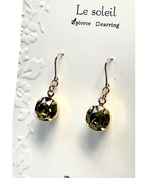 tone（トーン）の「【Le soleil】一粒　スワロフスキーピアス(MA)（ピアス（両耳用）・レディース・その他1/その他2/その他5/その他4/その他3・FREE）」の10枚目の写真