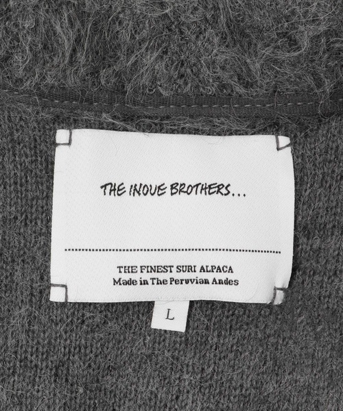 THE INOUE BROTHERS(ザイノウエブラザーズ)の「THE INOUE BROTHERS Suri Cardigan(カーディガン/ボレロ・メンズ・グレー/ブラック・MEDIUM/LARGE)」の12枚目の写真