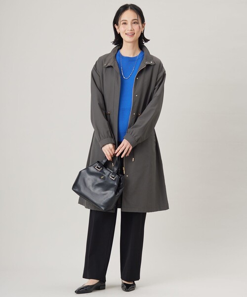 2025SS✨自由区　コットンナイロンタッサーライナー付きスタンドカラー コート コットンナイロンタッサーライナー付きスタンドカラー コート（その他