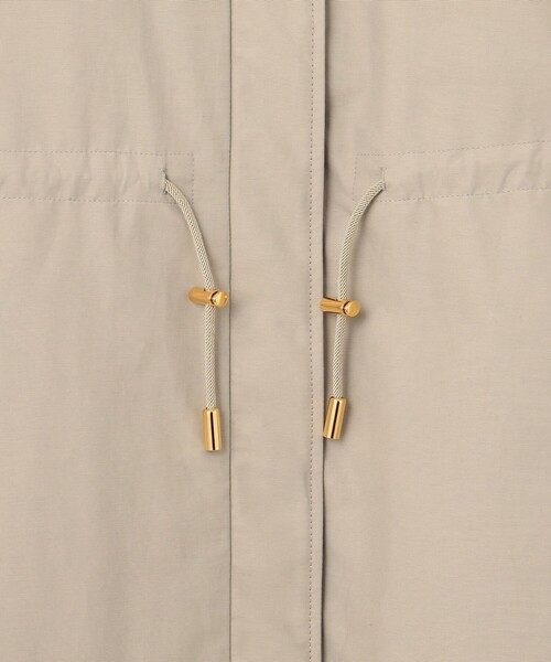 コットンナイロンタッサーライナー付きスタンドカラー コート（その他