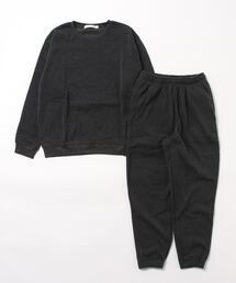 グレー オーバーサイズ ルームウェア HBA グレー ルームウェア上下セット XLサイズ スポーツウェア
