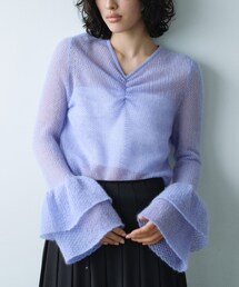CODE A | bell sleeve mohair pullover(ニット/セーター)