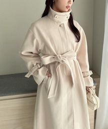 one after another NICE CLAUP | ロングスタンドコート(ステンカラーコート)