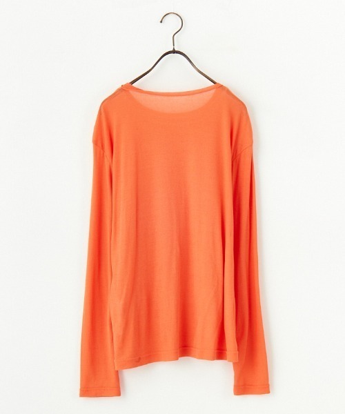 tシャツ 「Jeans Factory Clothes/ジーンズファクトリークローズ」 クルーネック ロングスリーブシアーカットソー レディース JEANS FACTORY Clothes tシャツ 「Jeans Factory Clothes