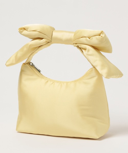 FOREVER 21(フォーエバー トゥエンティーワン)の「【2025SS】パファーリボンハンドルバッグ(ハンドバッグ・レディース・レオパード/イエロー/ブラック・FREE)」の4枚目の写真