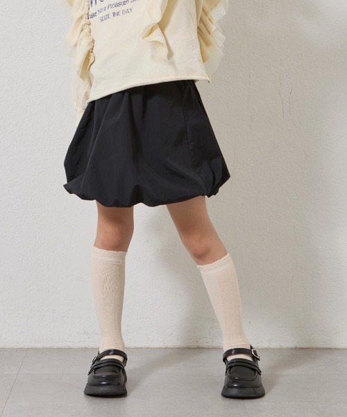 CIAOPANIC TYPY（チャオパニックティピー）の「【2025年S/S新作】【KIDS】アソートバルーンミニスカート（スカート・キッズ・ホワイト/ブラック系その他/ブラック・MEDIUM/SMALL/XX-LARGE/X-LARGE/LARGE）」の3枚目の写真