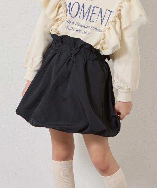 CIAOPANIC TYPY（チャオパニックティピー）の「【2025年S/S新作】【KIDS】アソートバルーンミニスカート（スカート・キッズ・ホワイト/ブラック系その他/ブラック・MEDIUM/SMALL/XX-LARGE/X-LARGE/LARGE）」の4枚目の写真