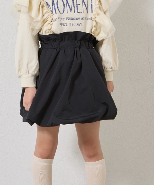 CIAOPANIC TYPY（チャオパニックティピー）の「【2025年S/S新作】【KIDS】アソートバルーンミニスカート（スカート・キッズ・ホワイト/ブラック系その他/ブラック・MEDIUM/SMALL/XX-LARGE/X-LARGE/LARGE）」の5枚目の写真
