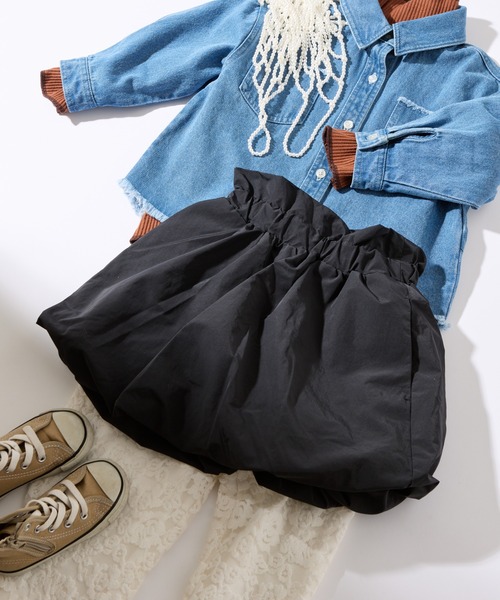 CIAOPANIC TYPY（チャオパニックティピー）の「【2025年S/S新作】【KIDS】アソートバルーンミニスカート（スカート・キッズ・ホワイト/ブラック系その他/ブラック・MEDIUM/SMALL/XX-LARGE/X-LARGE/LARGE）」の15枚目の写真