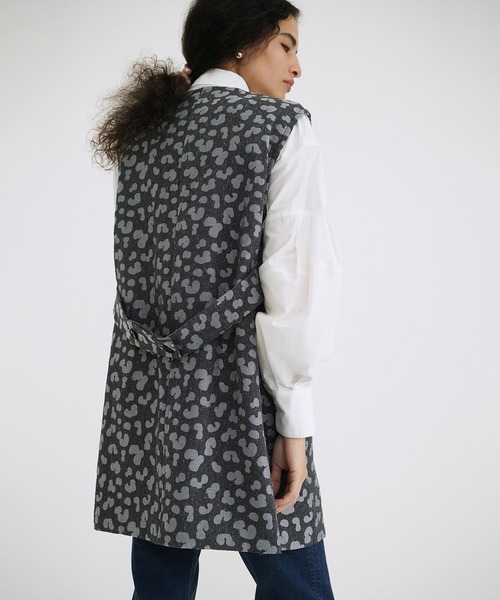 CLANE(クラネ)の「LEOPARD LONG GILET(その他トップス・レディース・ブラック/ベージュ・FREE)」の20枚目の写真
