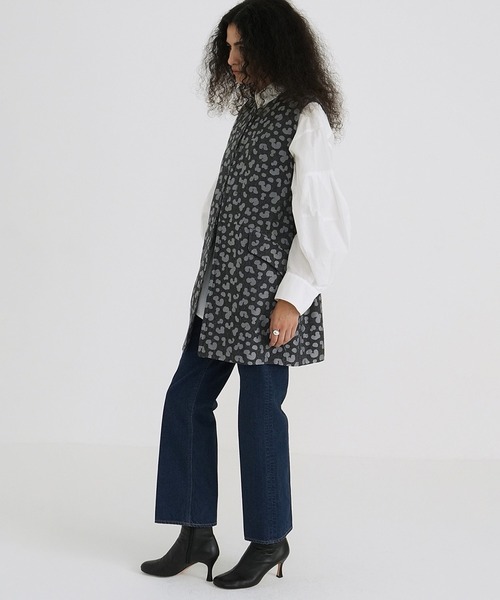 CLANE(クラネ)の「LEOPARD LONG GILET(その他トップス・レディース・ブラック/ベージュ・FREE)」の22枚目の写真