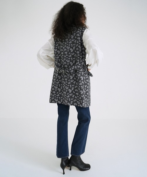 CLANE（クラネ）の「LEOPARD LONG GILET（その他トップス・レディース・ブラック/ベージュ・FREE）」の22枚目の写真