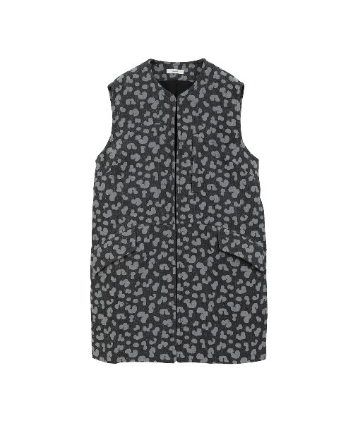 セール】LEOPARD LONG GILET（その他トップス）｜CLANE（クラネ）の