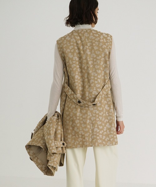 セール】LEOPARD LONG GILET（その他トップス）｜CLANE（クラネ）の