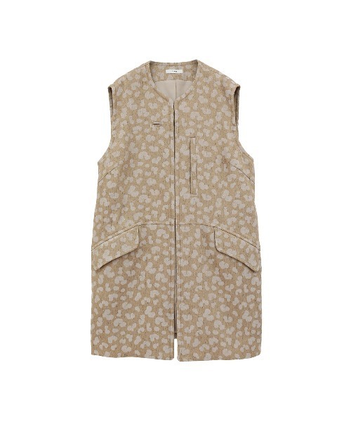 セール】LEOPARD LONG GILET（その他トップス）｜CLANE（クラネ）の