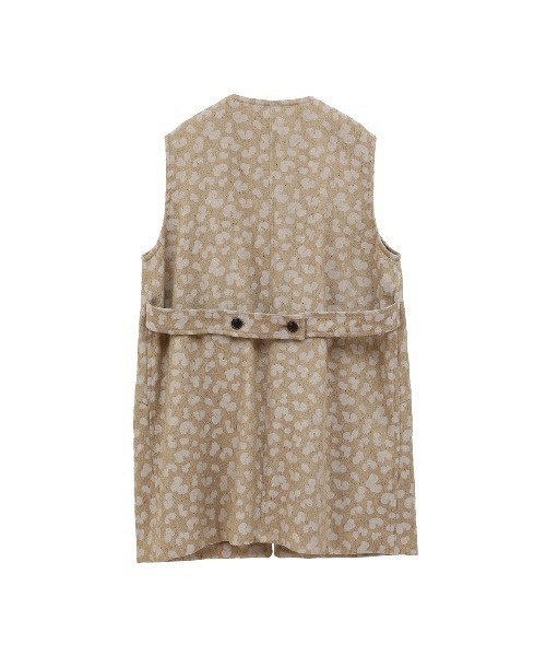 CLANE(クラネ)の「LEOPARD LONG GILET(その他トップス・レディース・ブラック/ベージュ・FREE)」の11枚目の写真