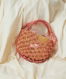beautiful people | abaca twist         bag S(ハンドバッグ)