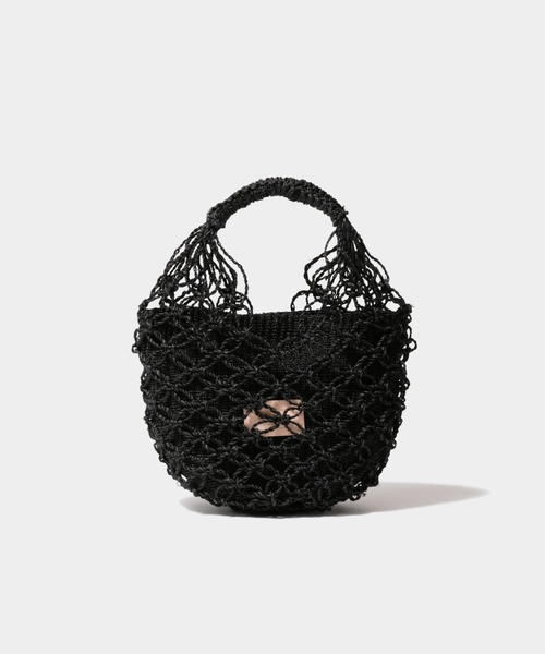 beautiful people（ビューティフルピープル）の「abaca twist         bag S（ハンドバッグ・レディース・ブラック/イエロー/レッド/ブルー・FREE）」の17枚目の写真