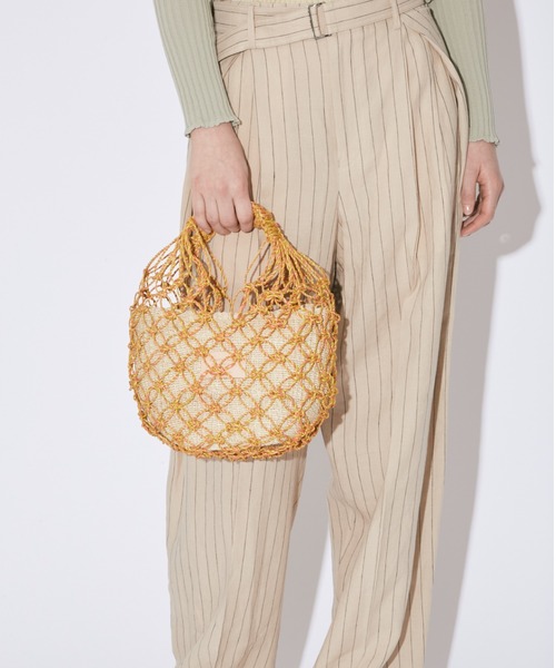 セール】abaca twist bag S（ハンドバッグ）｜beautiful people