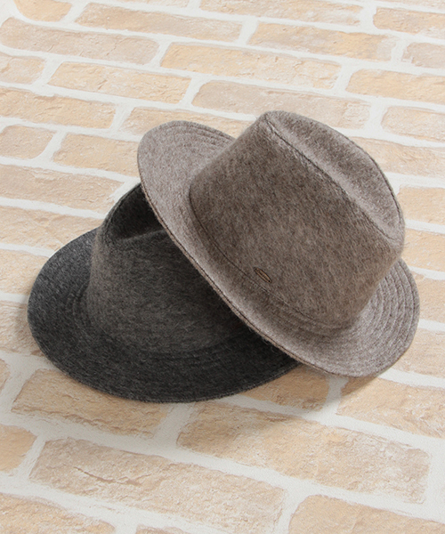 LBC(エルビーシー)の「スライバー中折れハット (ハット・レディース・ベージュ/グレー・ONE SIZE)」の1枚目の写真