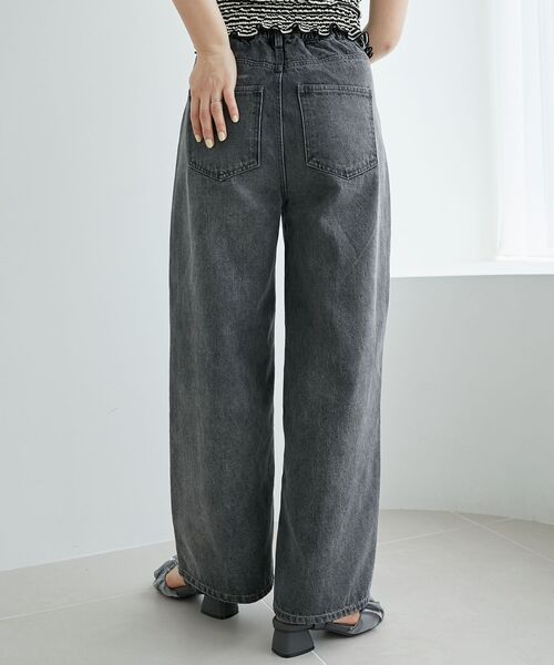 MAJESTIC LEGON（マジェスティックレゴン）の「リボンビジューデニムパンツ（デニムパンツ・レディース・グレー系その他/ブルー系その他3/グレー/サックスブルー/ピンク/ネイビー・SMALL/LARGE/MEDIUM）」の21枚目の写真