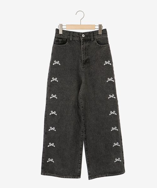 リボンビジューデニムパンツ（デニムパンツ）｜MAJESTIC LEGON