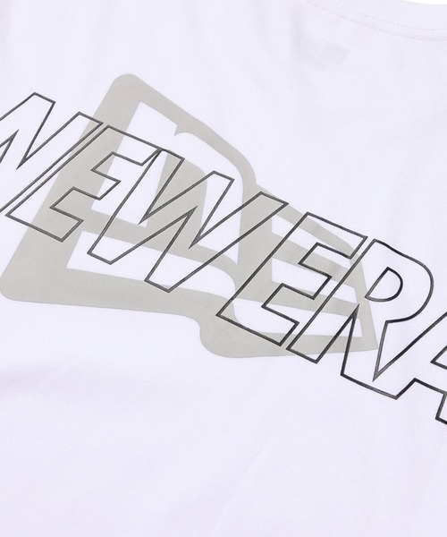 NEW ERA（ニューエラ）の「NEW ERA/ニューエラ キッズ 半袖 Tシャツ Youth テックT Overlap Logo 吸汗速乾 UVケア 14414381/14414382（Tシャツ/カットソー・キッズ・ブラック/ホワイト・130cm/160cm/150cm/140cm）」の8枚目の写真