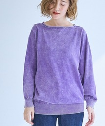 ＜大きいサイズ＞綿混ドルマンスリーブビンテージ風ニットプルオーバー【OtonaSMILE】