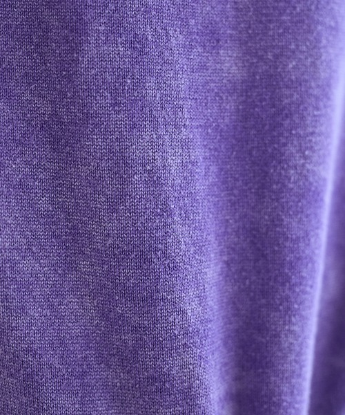 SMILE LAND（スマイルランド）の「＜大きいサイズ＞綿混ドルマンスリーブビンテージ風ニットプルオーバー【OtonaSMILE】（ニット/セーター・レディース・ブラック系/パープル系・L/LL/3L/4L/5L）」の3枚目の写真