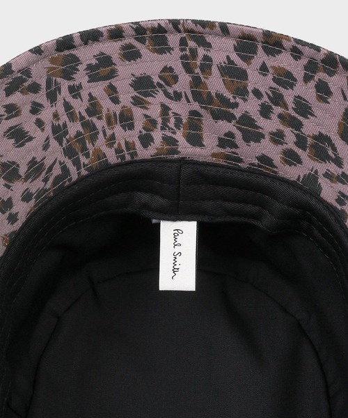 Paul Smith(ポールスミス)の「“Leopard” バケットハット【150310 921DT】(ハット・メンズ・チェリーレッド/ネイビー・FREE)」の7枚目の写真