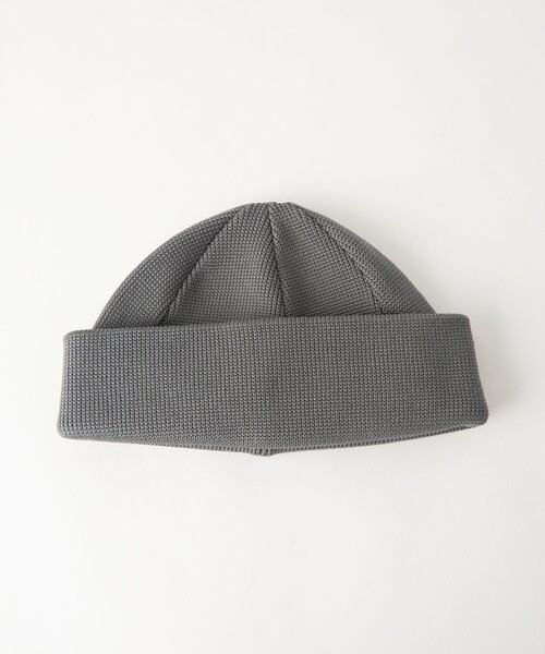 green label relaxing（グリーンレーベルリラクシング）の「ポリエステル ロー ニット キャップ（ニットキャップ/ビーニー・メンズ・グレー/オフホワイト/パープル/オレンジ/ブラック・FREE）」の4枚目の写真