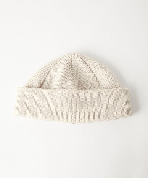 green label relaxing（グリーンレーベルリラクシング）の「ポリエステル ロー ニット キャップ（ニットキャップ/ビーニー・メンズ・グレー/オフホワイト/パープル/オレンジ/ブラック・FREE）」の2枚目の写真