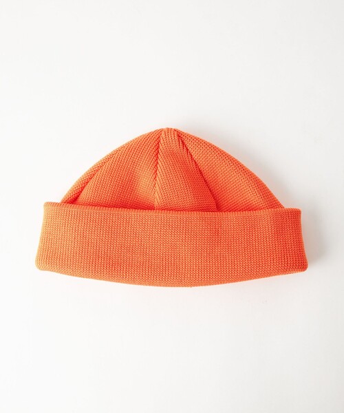 green label relaxing（グリーンレーベルリラクシング）の「ポリエステル ロー ニット キャップ（ニットキャップ/ビーニー・メンズ・グレー/オフホワイト/パープル/オレンジ/ブラック・FREE）」の5枚目の写真