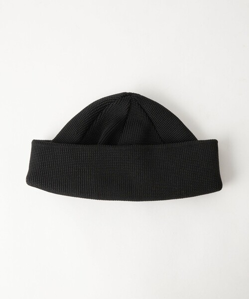 green label relaxing（グリーンレーベルリラクシング）の「ポリエステル ロー ニット キャップ（ニットキャップ/ビーニー・メンズ・グレー/オフホワイト/パープル/オレンジ/ブラック・FREE）」の3枚目の写真