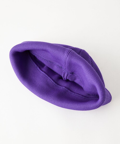 green label relaxing（グリーンレーベルリラクシング）の「ポリエステル ロー ニット キャップ（ニットキャップ/ビーニー・メンズ・グレー/オフホワイト/パープル/オレンジ/ブラック・FREE）」の7枚目の写真