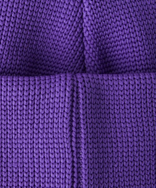 green label relaxing（グリーンレーベルリラクシング）の「ポリエステル ロー ニット キャップ（ニットキャップ/ビーニー・メンズ・グレー/オフホワイト/パープル/オレンジ/ブラック・FREE）」の8枚目の写真