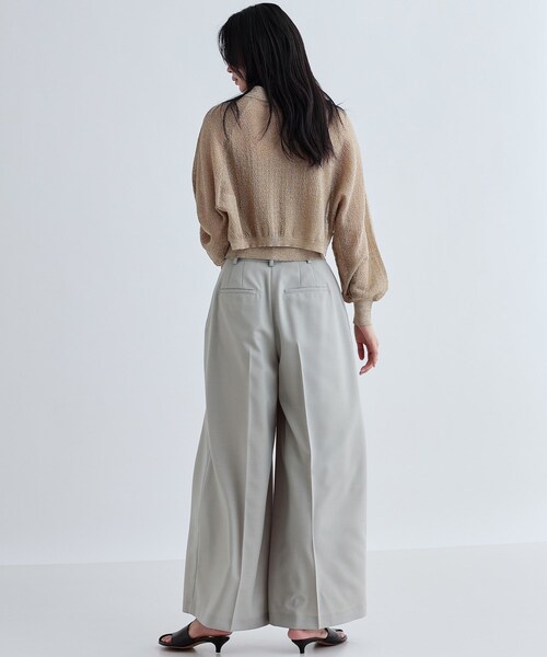 GALLEST(ギャレスト)の「ビスチェポロアンサンブル(アンサンブル・レディース・ブルー系その他/ベージュ/ライトグレー・38)」の12枚目の写真
