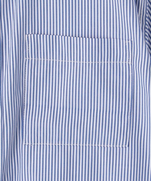 green label relaxing（グリーンレーベルリラクシング）の「ストライプ コーチシャツ / キッズ  100cm-130cm（シャツ/ブラウス・キッズ・ロイヤルブルー/ライトブルー・120cm/130cm/110cm）」の10枚目の写真