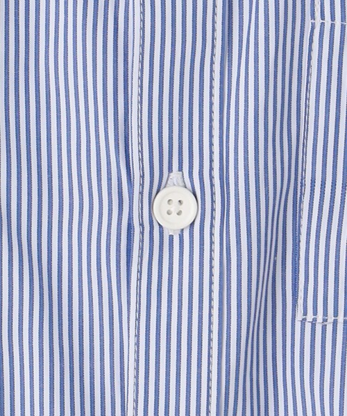 green label relaxing（グリーンレーベルリラクシング）の「ストライプ コーチシャツ / キッズ  100cm-130cm（シャツ/ブラウス・キッズ・ロイヤルブルー/ライトブルー・120cm/130cm/110cm）」の11枚目の写真
