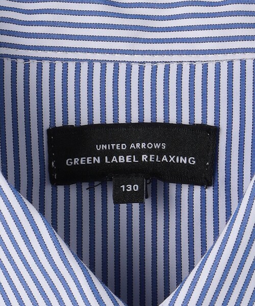 green label relaxing（グリーンレーベルリラクシング）の「ストライプ コーチシャツ / キッズ  100cm-130cm（シャツ/ブラウス・キッズ・ロイヤルブルー/ライトブルー・120cm/130cm/110cm）」の15枚目の写真